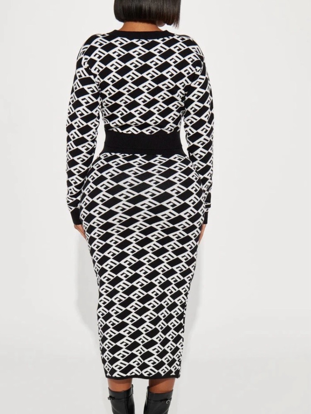 Fashion Nova Lori Sweater Skirt Set - Size 1XL - NWT! - Picture 3 of 12